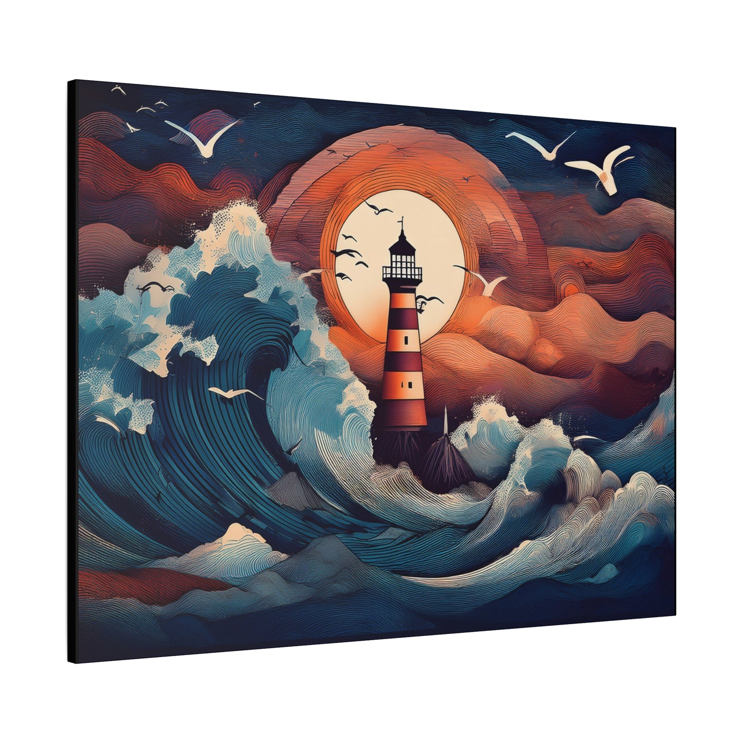 Canvas Print - Lighthouse colorful