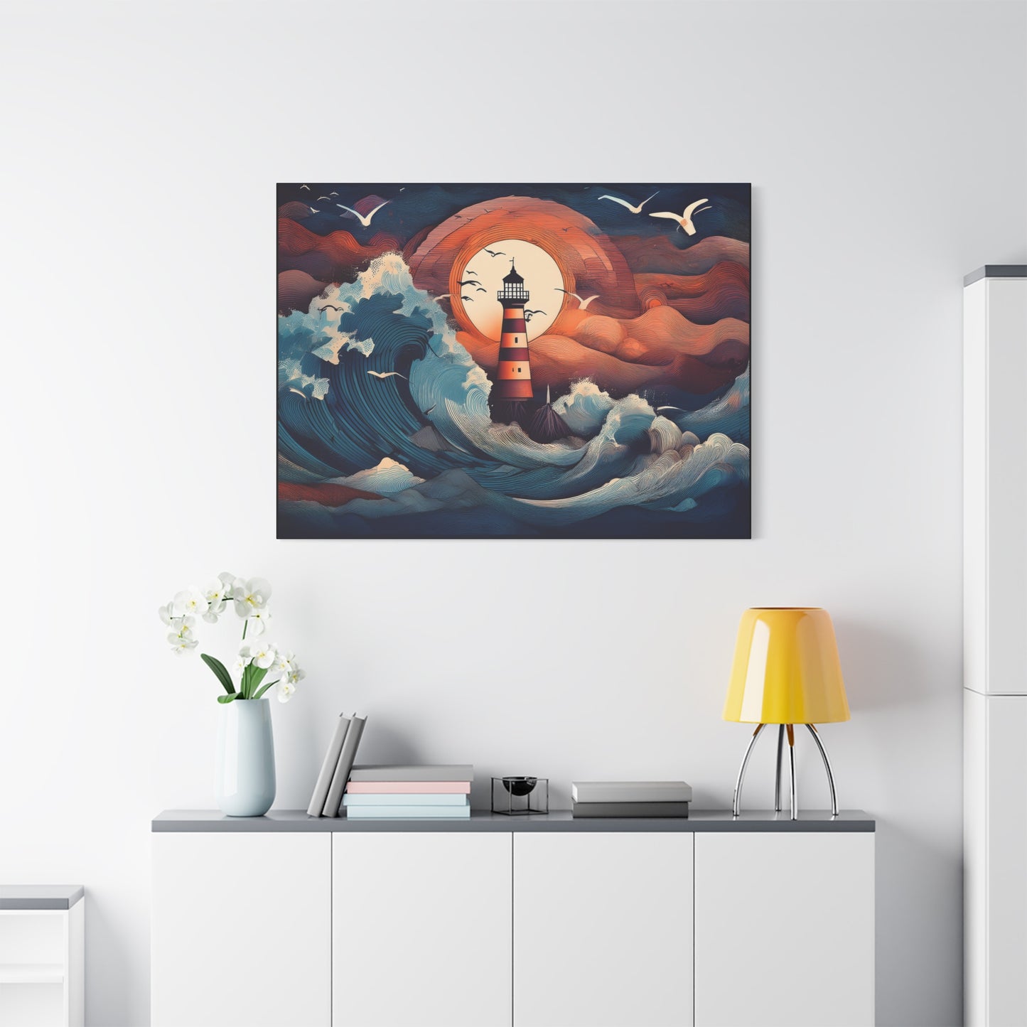Canvas Print - Lighthouse colorful