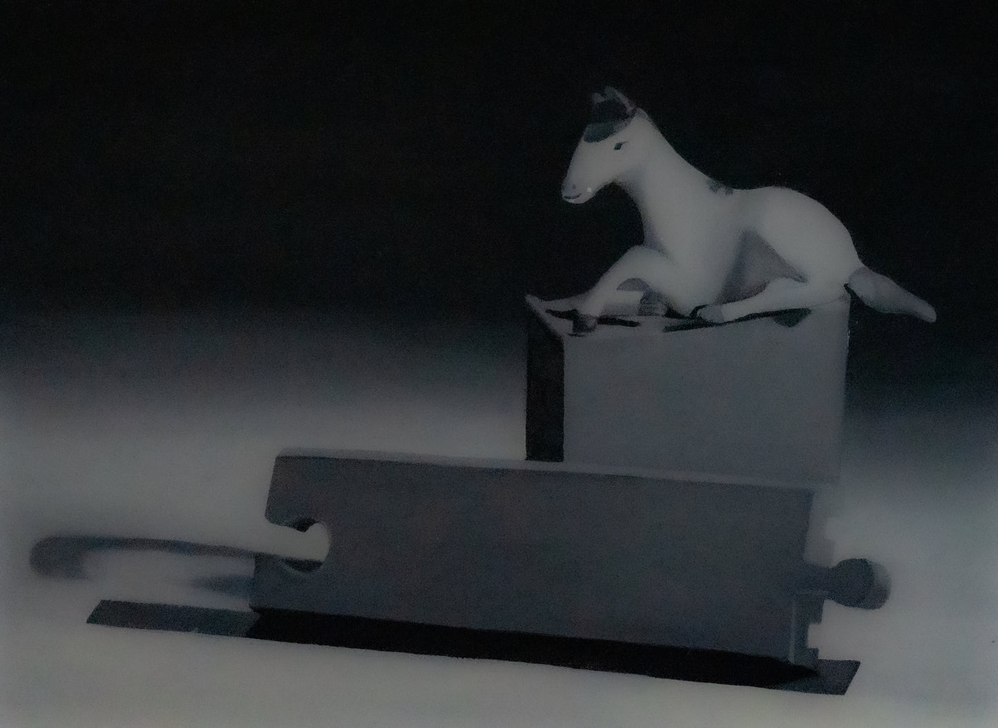 Horse Gray scale Painting