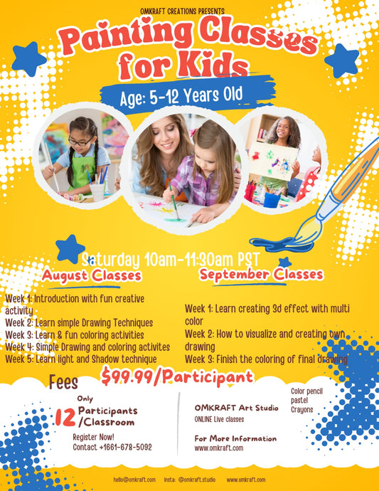 Kids and Youth Online Workshop